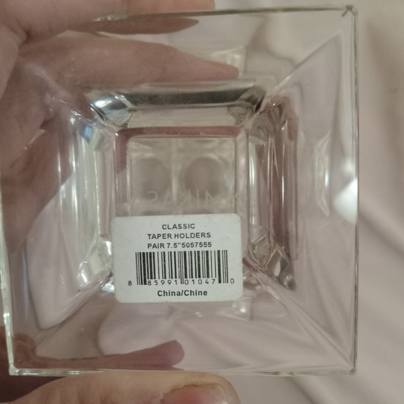 Mikasa Crystal Candlesticks Set of Two - Picture 4 of 4